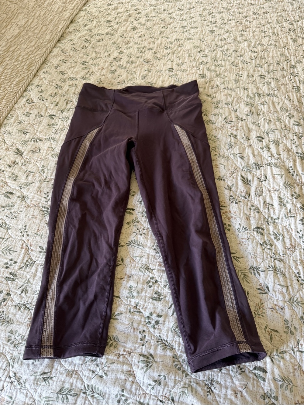 Lululemon Eggplant Purple Leggings size 10